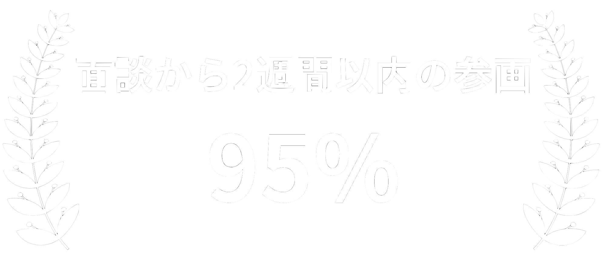 面談から2週間以内の参画